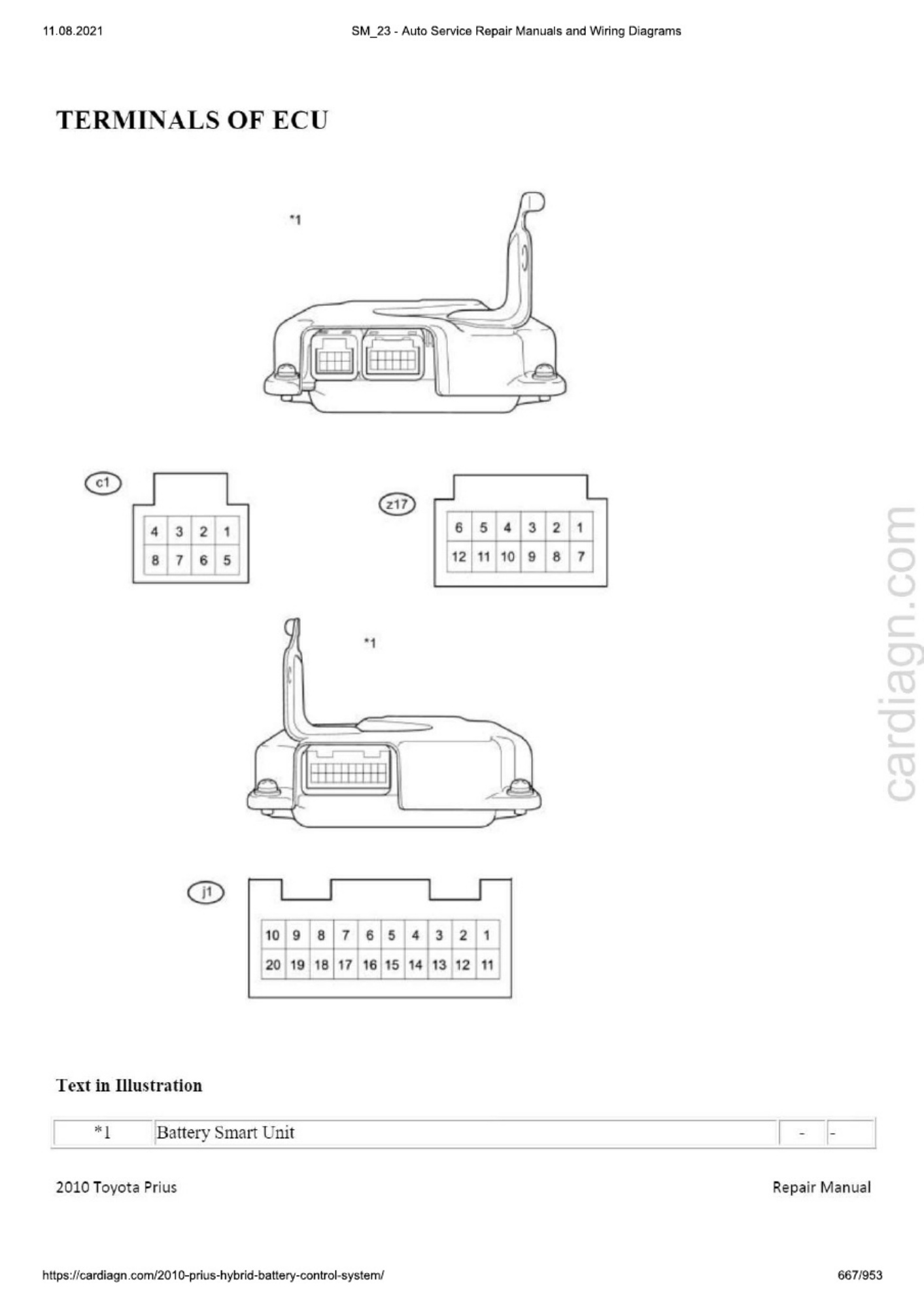 Sample 6 of Toyota Prius Hybrid Battery Control System Technical Manual [PDF]
