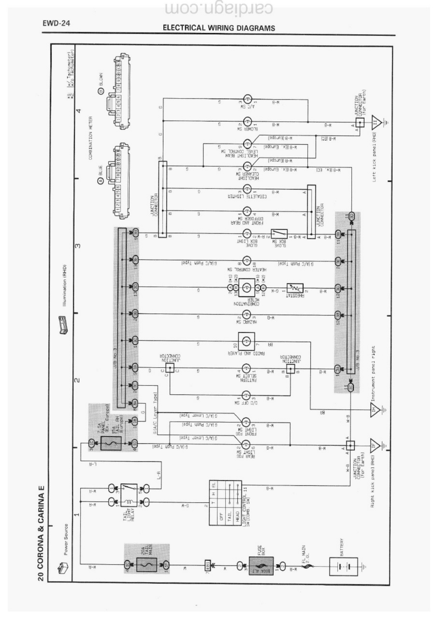 Sample 7 of Toyota Soluna ELECTRICAL WIRING DIAGRAMS Complete Electrical Wiring Schematic & System Diagram [PDF]