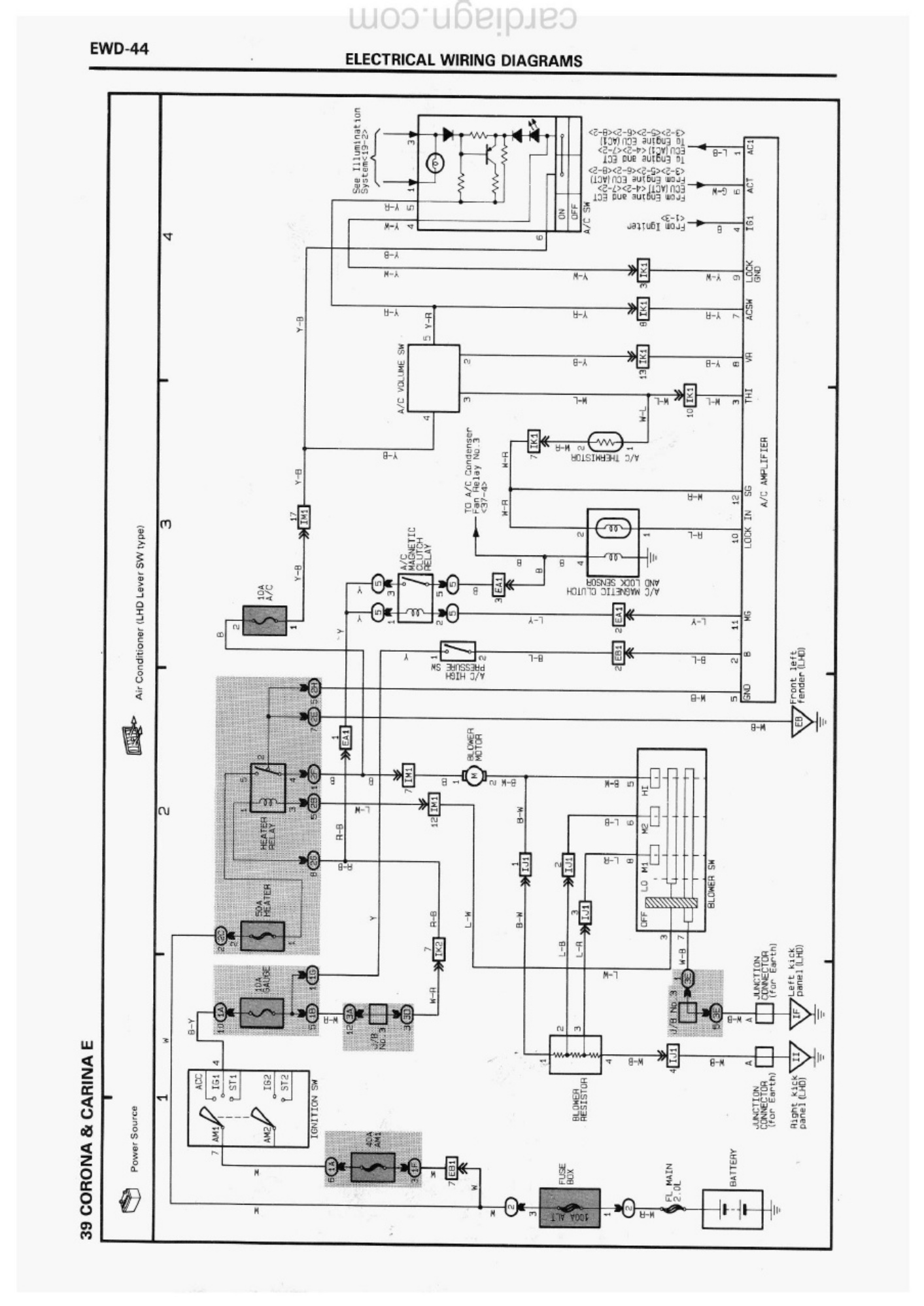 Sample 8 of Toyota Soluna ELECTRICAL WIRING DIAGRAMS Complete Electrical Wiring Schematic & System Diagram [PDF]