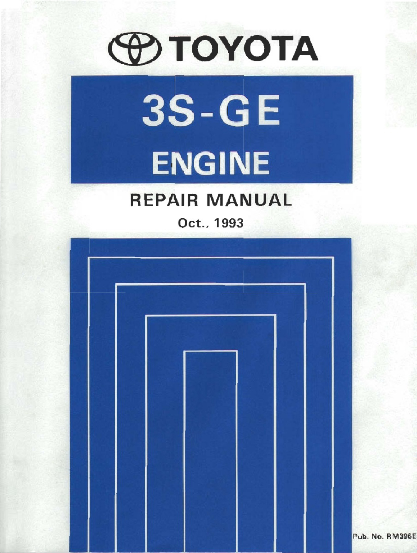 Toyota ST205 - Engine Workshop Service Manual [PDF] cover