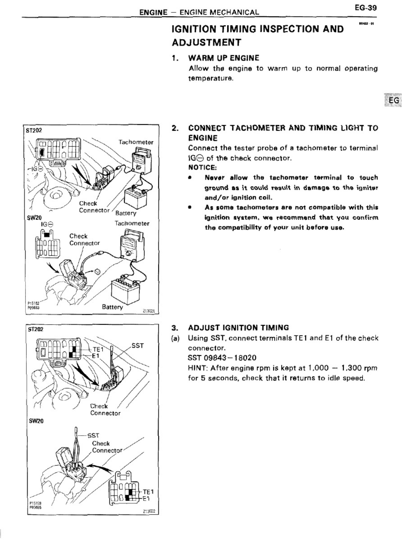 Sample 4 of Toyota ST205 - Engine Workshop Service Manual [PDF]