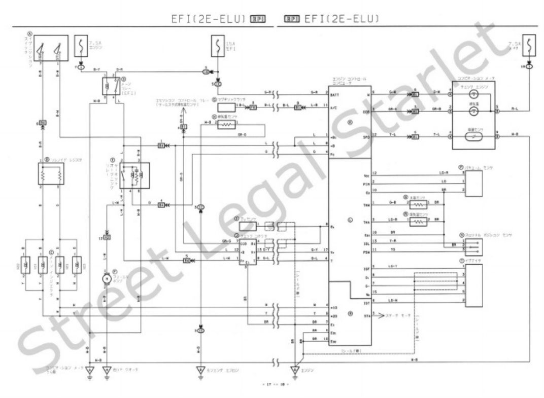 Sample 3 of Toyota Starlet Ep91 Wiring Diagram_1011769 Complete Electrical Wiring Schematic & System Diagram [PDF]