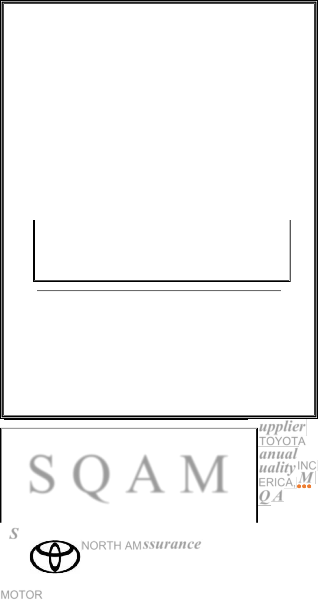 Toyota Supplier Quality Assurance Technical Manual [PDF] cover