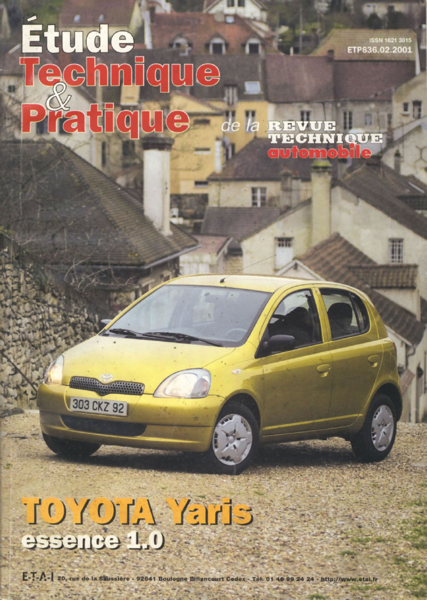 Toyota Toyota Yaris 1 0 1999 to 2003 works Technical Manual [PDF] cover