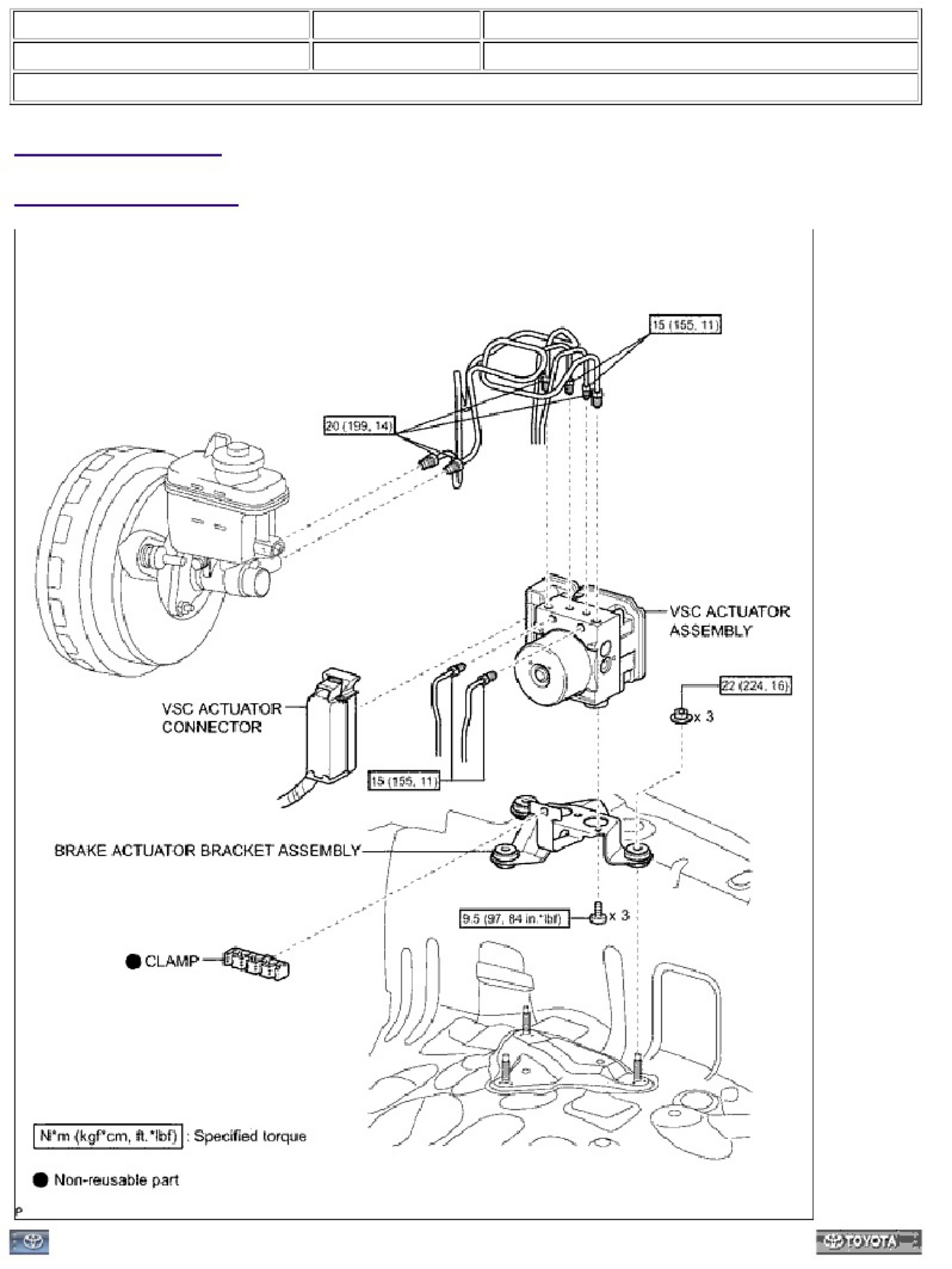 Toyota Tundra Brake Actuator DTC Guide Technical Manual [PDF] cover