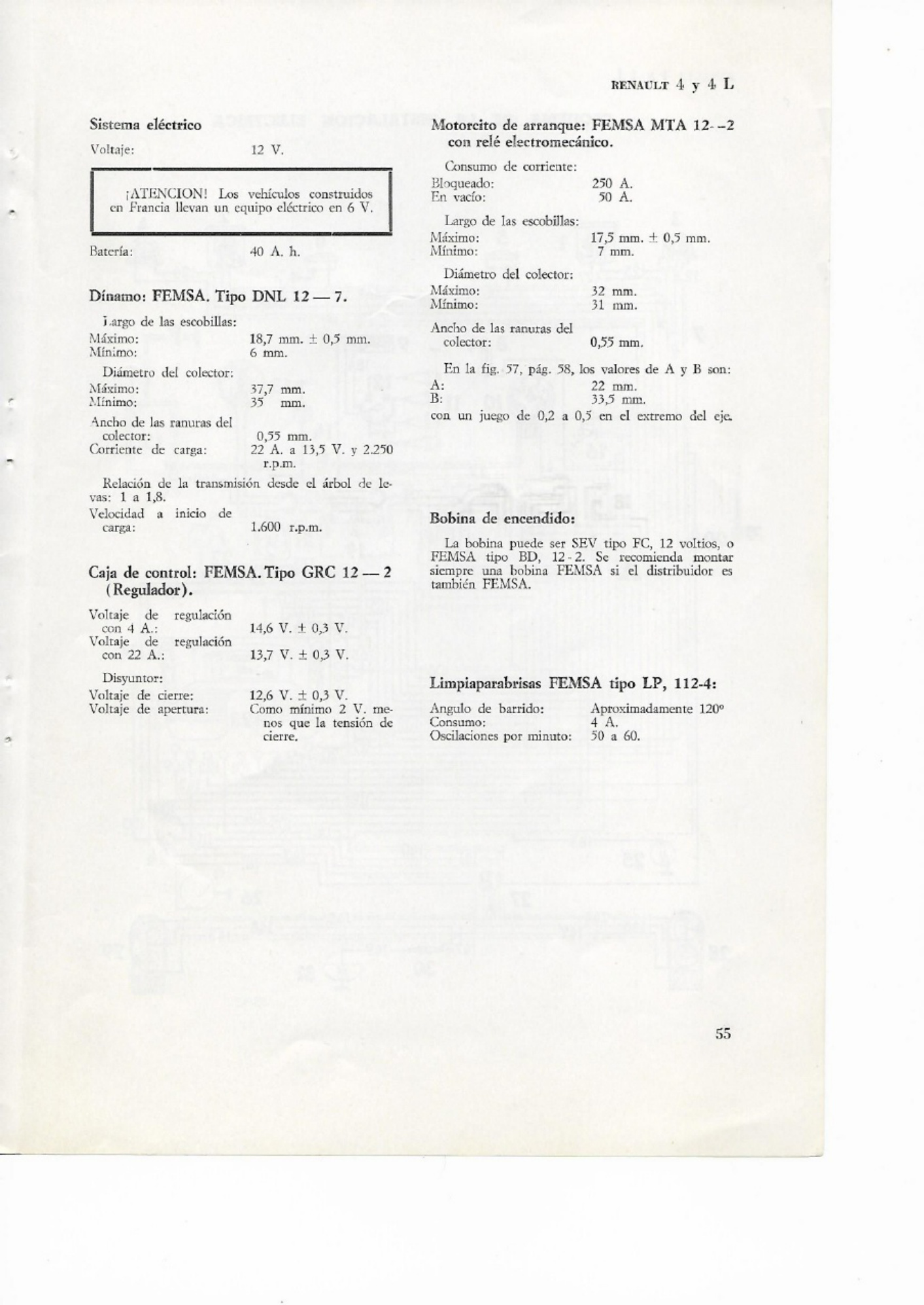 Sample 8 of Technical Document Manual Atica del Reanult 4 L -3 vel Technical Manual [PDF]