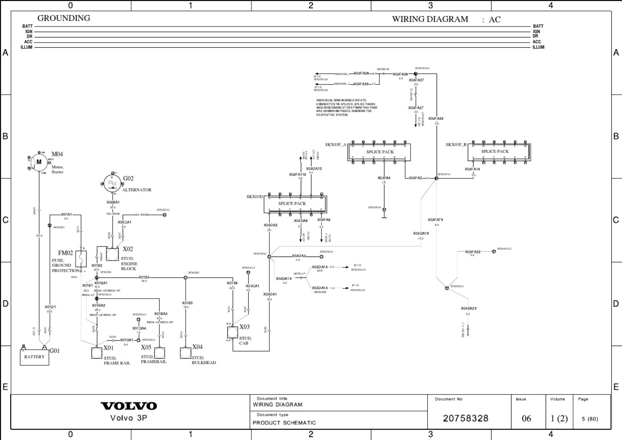 Sample 2 of Technical Document Wiring Diagram Overview for VN_VHD Complete Electrical Wiring Schematic & System Diagram [PDF]