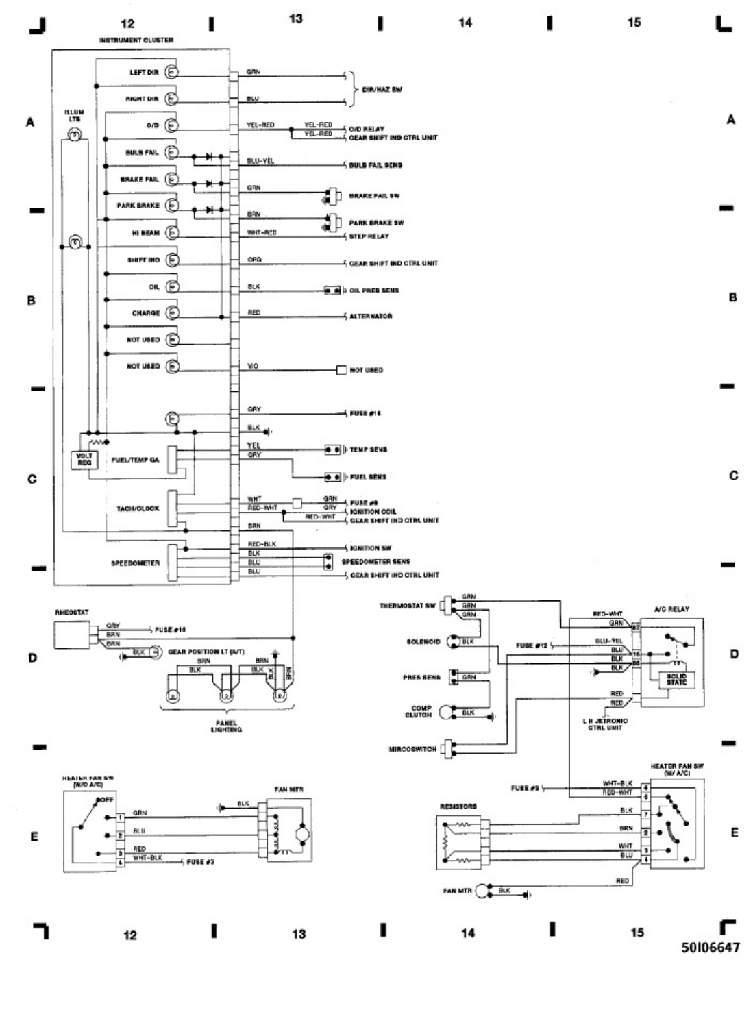 Sample 3 of Volvo CE 1988 Volvo 240 Wiring Diagrams Complete Electrical Wiring Schematic & System Diagram [PDF]