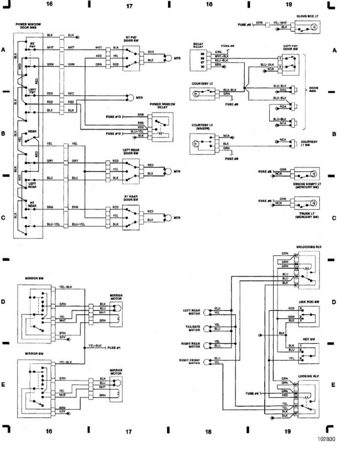 Sample 4 of Volvo CE 1988 Volvo 240 Wiring Diagrams Complete Electrical Wiring Schematic & System Diagram [PDF]