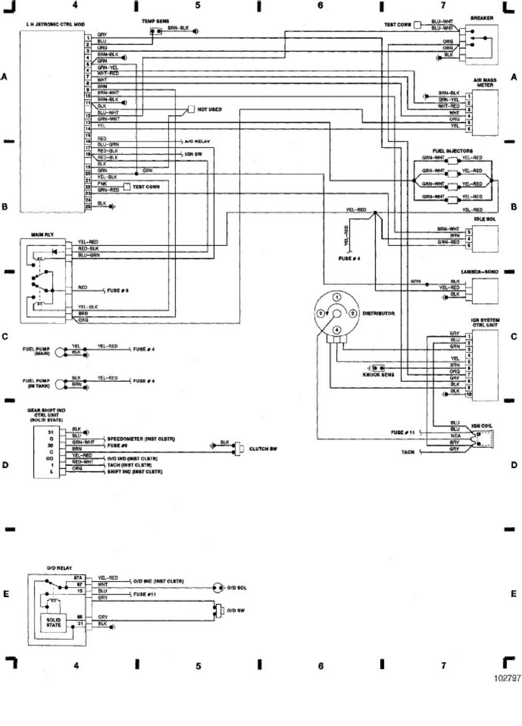 Sample 8 of Volvo CE 1988 Volvo 240 Wiring Diagrams Complete Electrical Wiring Schematic & System Diagram [PDF]