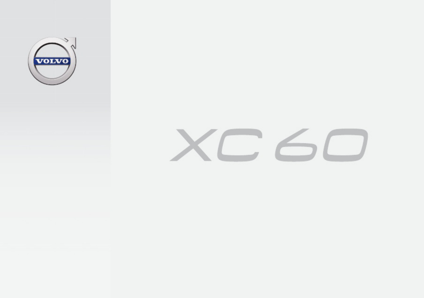 Volvo CE 2016 Volvo XC60 Owners Technical Manual [PDF] cover