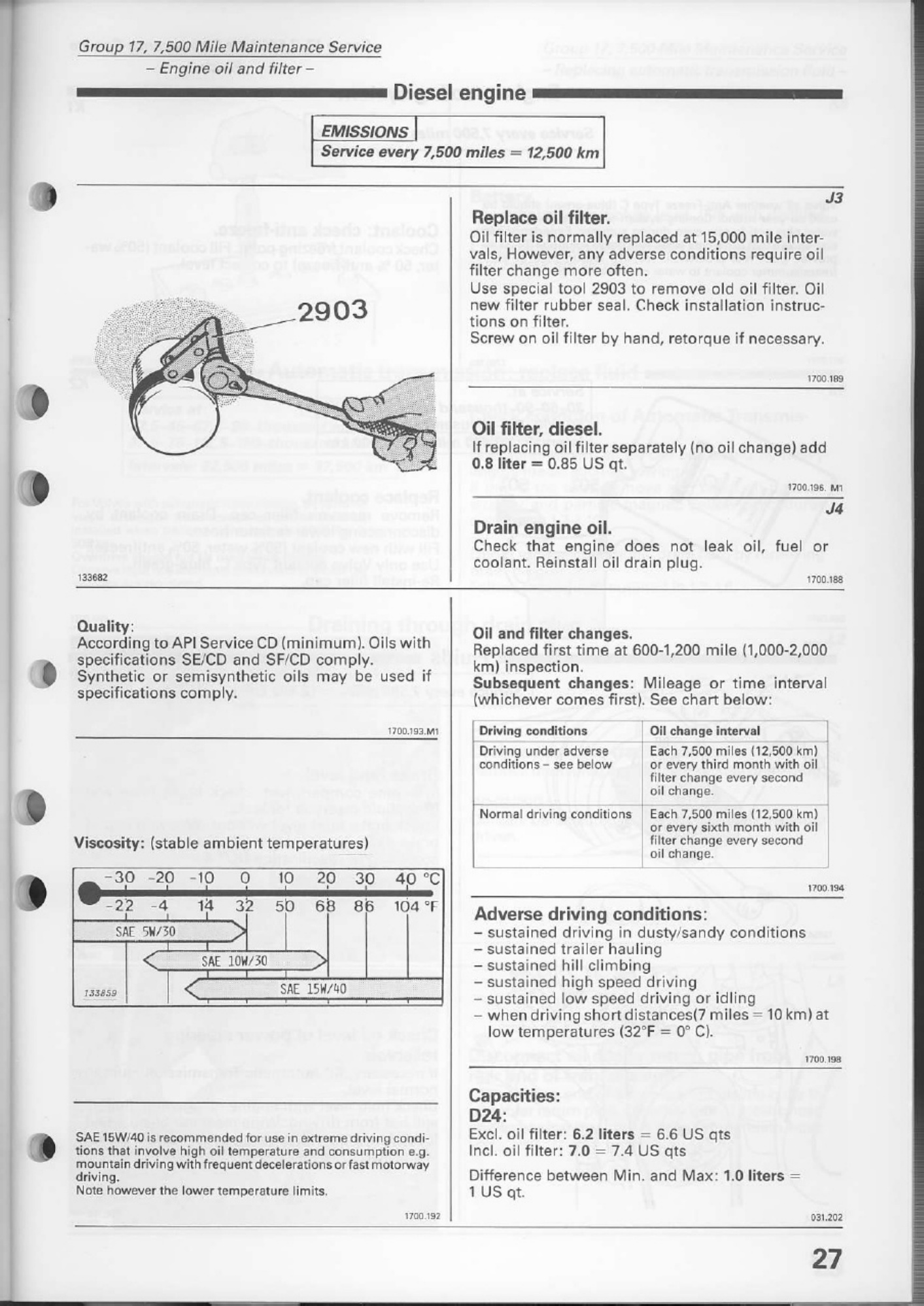 Sample 5 of Volvo CE 240 Maintenance Workshop Service Manual [PDF]