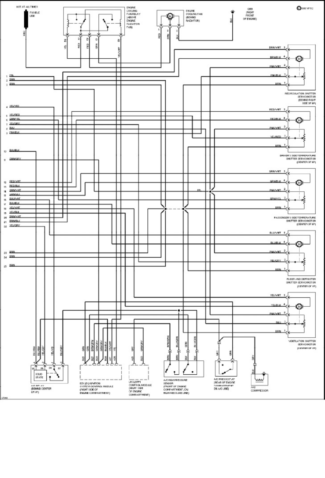 Sample 3 of Volvo CE 850 Wiring Diagrams - 1994 Complete Electrical Wiring Schematic & System Diagram [PDF]