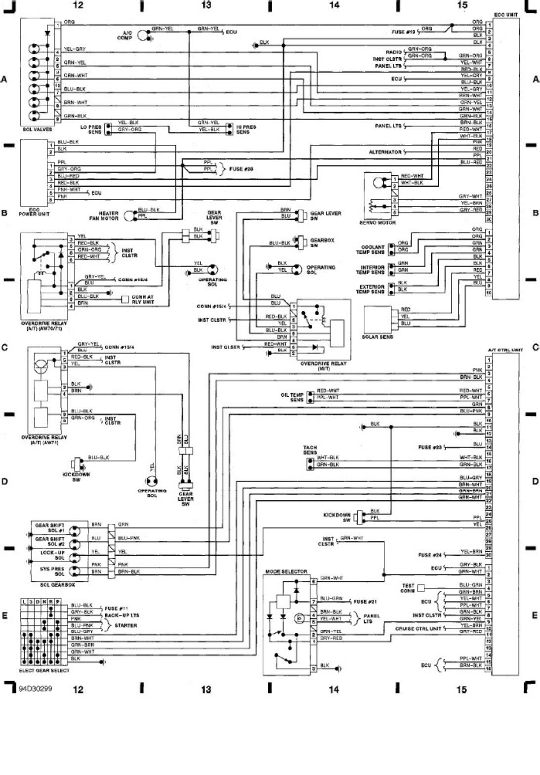 Sample 8 of Volvo CE 960 Wiring Diagrams 1993 Complete Electrical Wiring Schematic & System Diagram [PDF]
