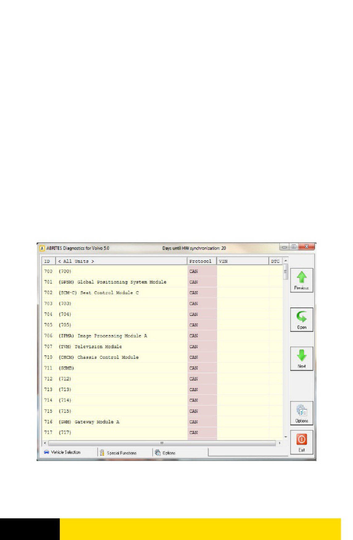 Sample 3 of Volvo CE Abrites Volvo Diagnostics Technical Manual [PDF]