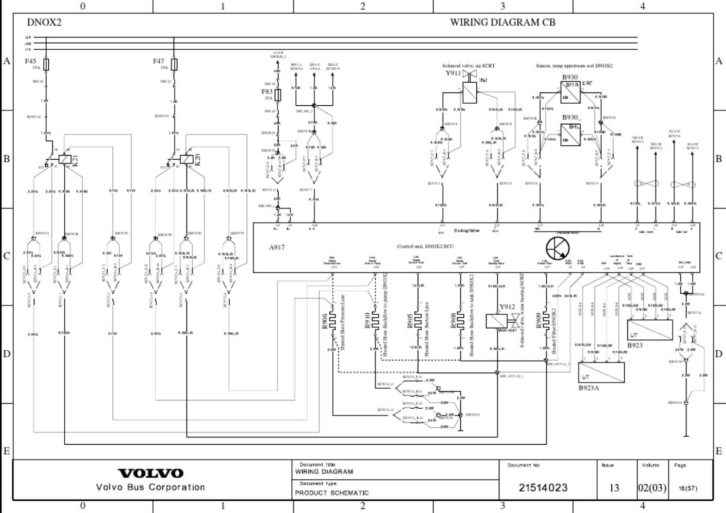 Sample 4 of Volvo CE B11R Wiring Diagram Complete Electrical Wiring Schematic & System Diagram [PDF]