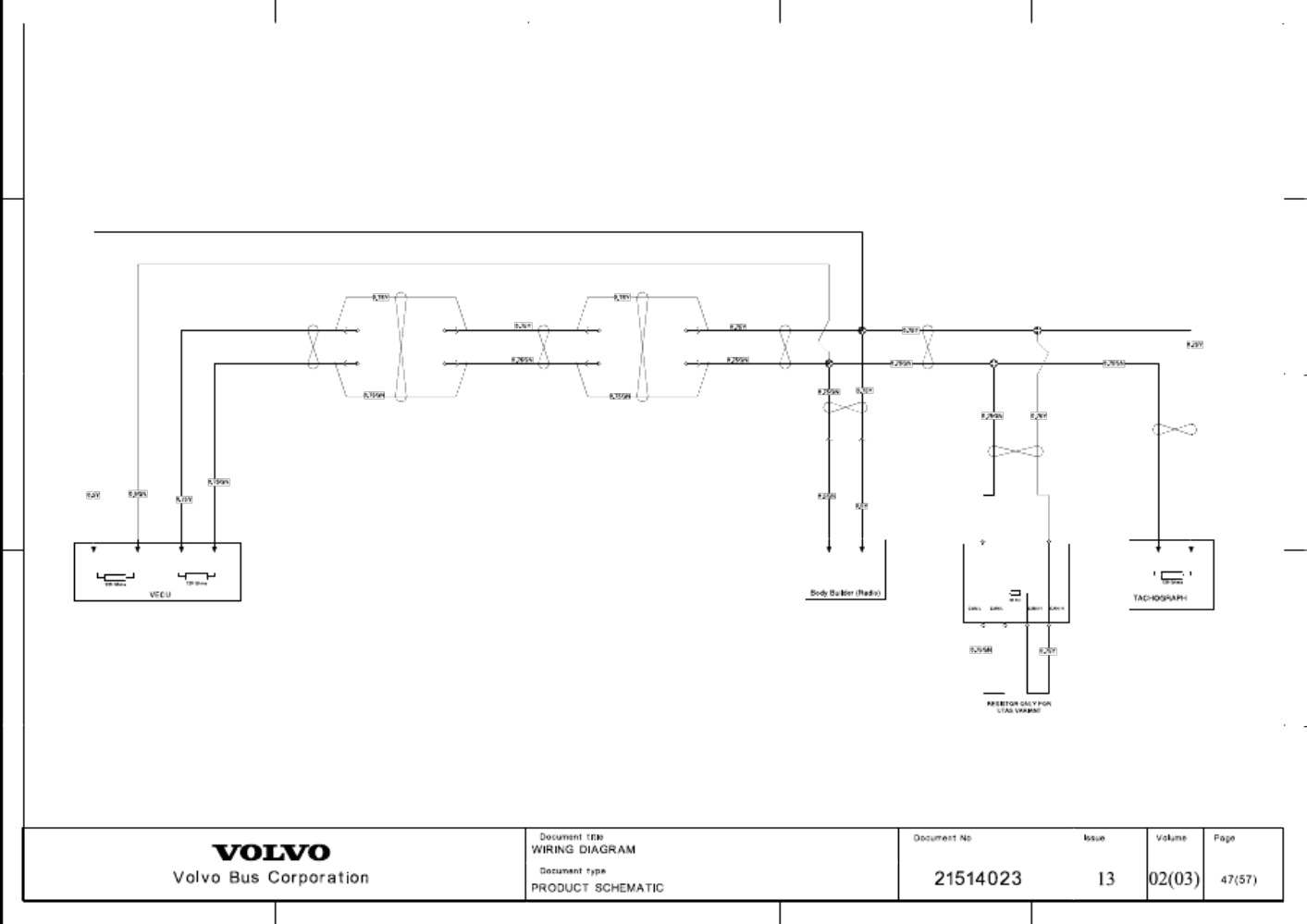 Sample 7 of Volvo CE B11R Wiring Diagram Complete Electrical Wiring Schematic & System Diagram [PDF]
