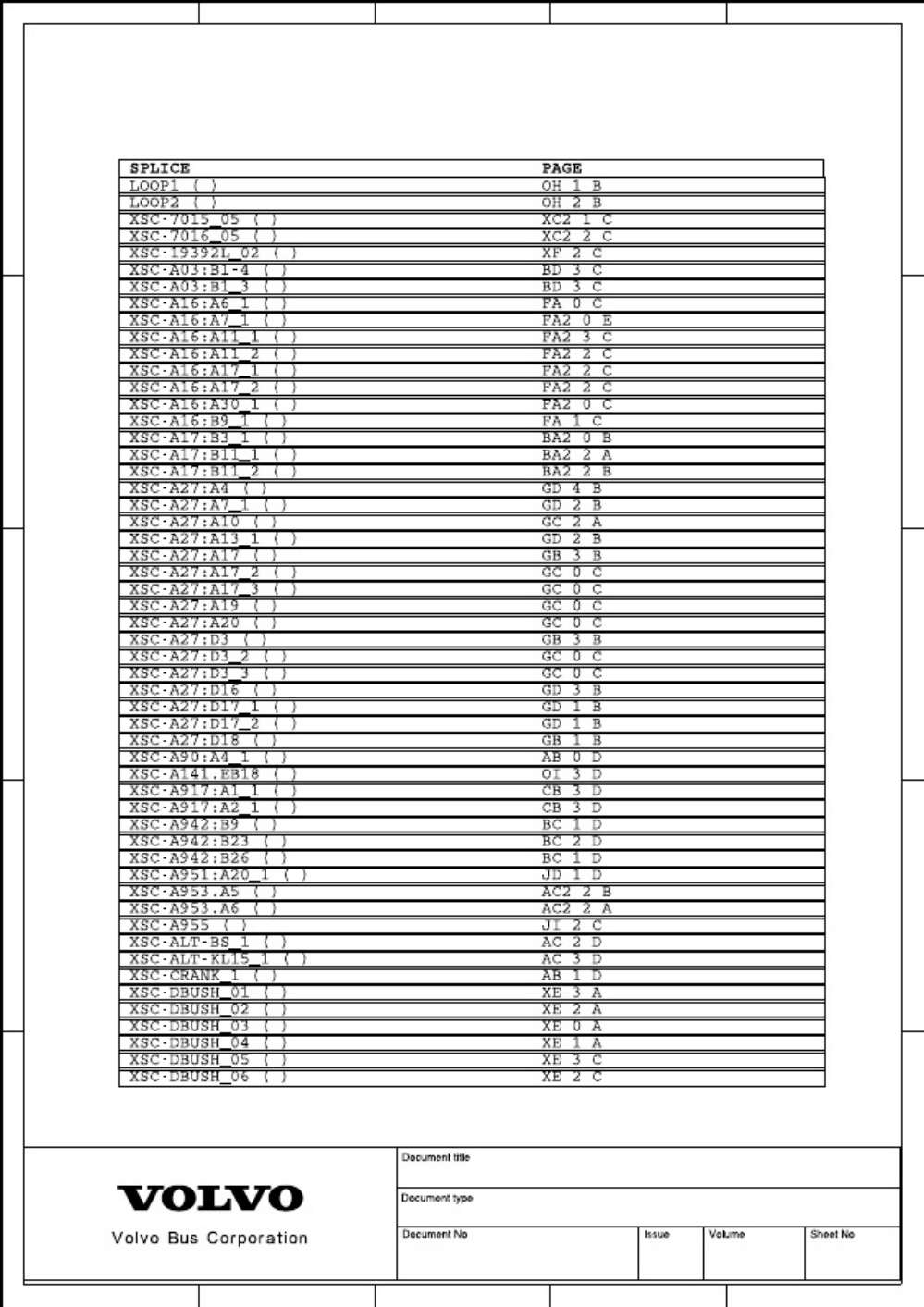 Sample 8 of Volvo CE B11R Wiring Diagram Complete Electrical Wiring Schematic & System Diagram [PDF]