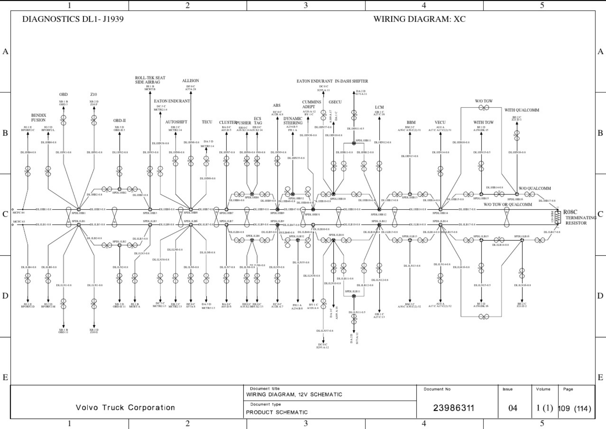 Sample 8 of Volvo CE C39 Wiring Diagram Overview Complete Electrical Wiring Schematic & System Diagram [PDF]