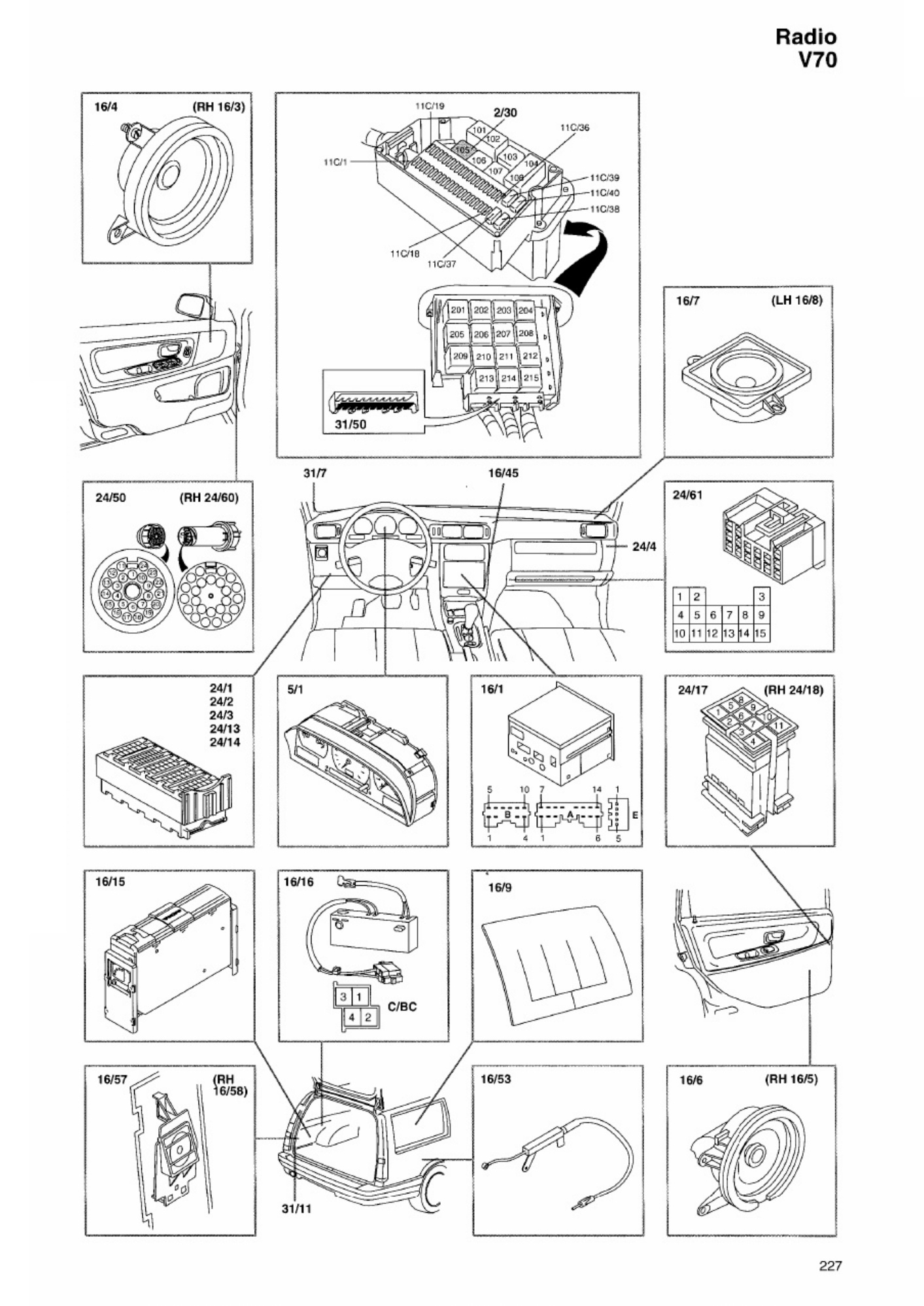 Sample 7 of Volvo CE C70 Wiring Diagram Overview Complete Electrical Wiring Schematic & System Diagram [PDF]