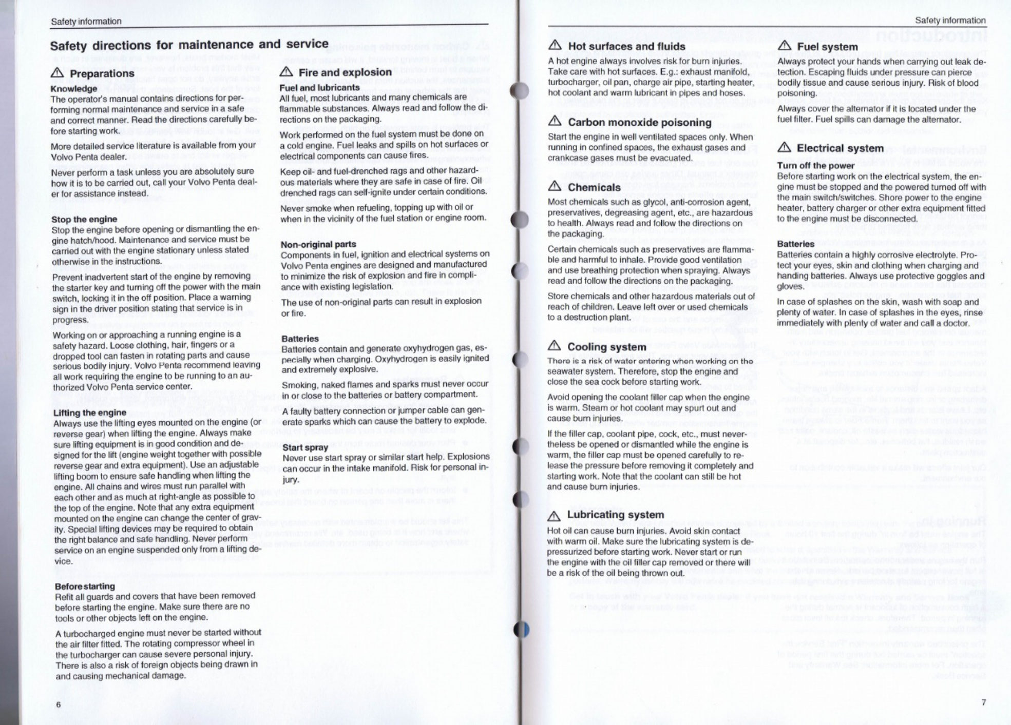 Sample 4 of Volvo CE D5A Heavy Duty Diesel Engine Technical Manual [PDF]
