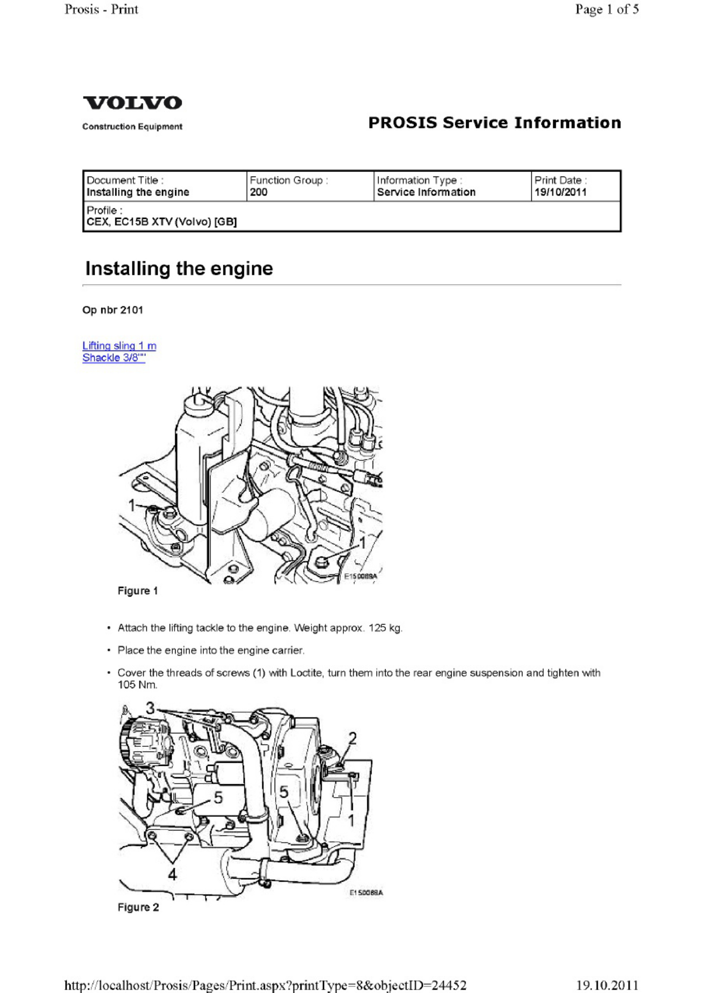 Sample 2 of Volvo CE EC15B Technical Manual [PDF]