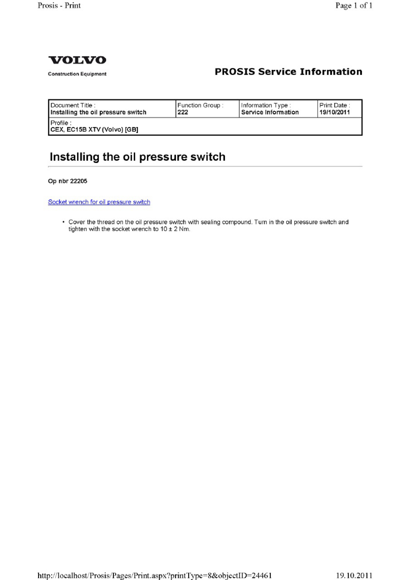 Sample 3 of Volvo CE EC15B Technical Manual [PDF]