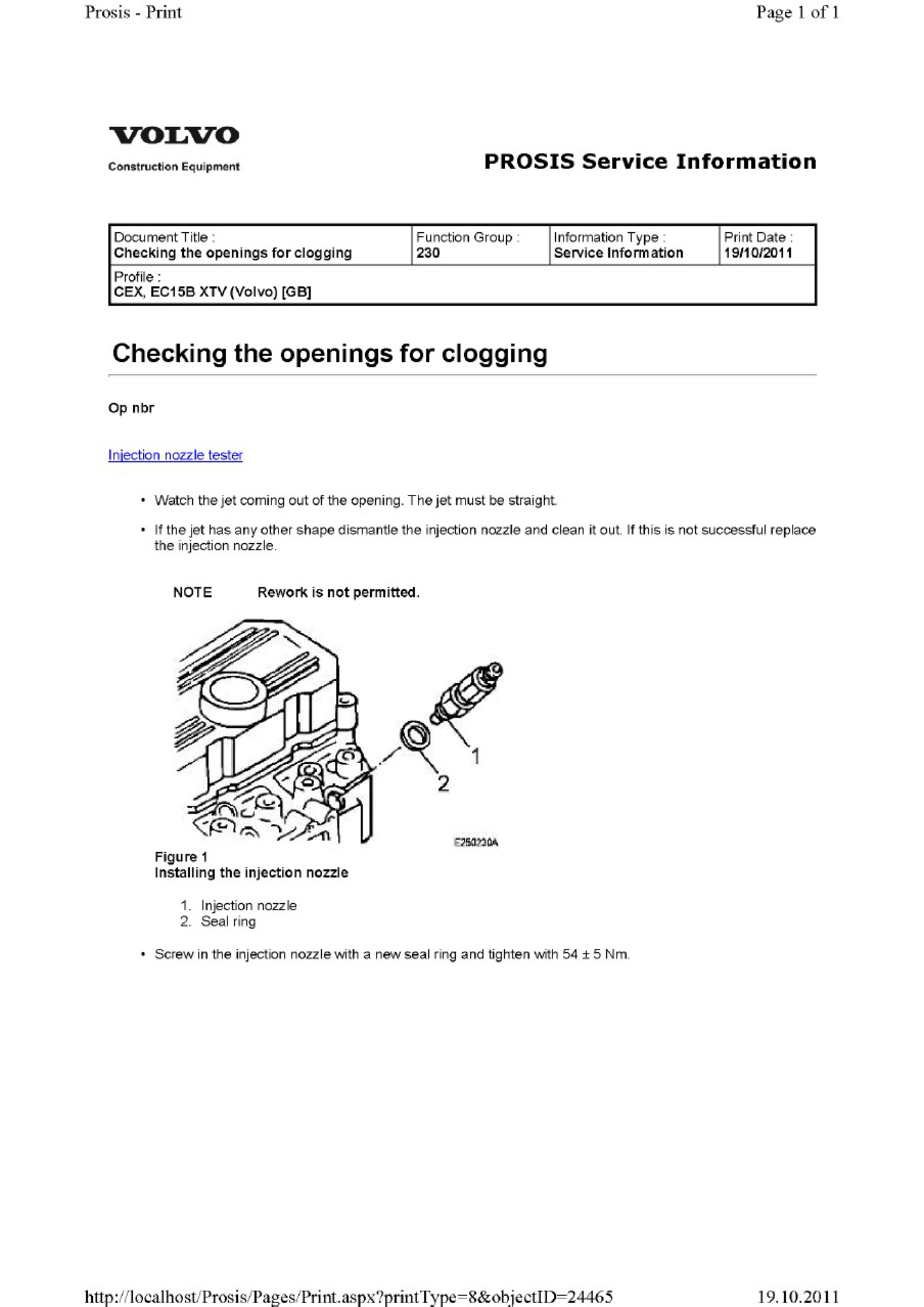 Sample 4 of Volvo CE EC15B Technical Manual [PDF]