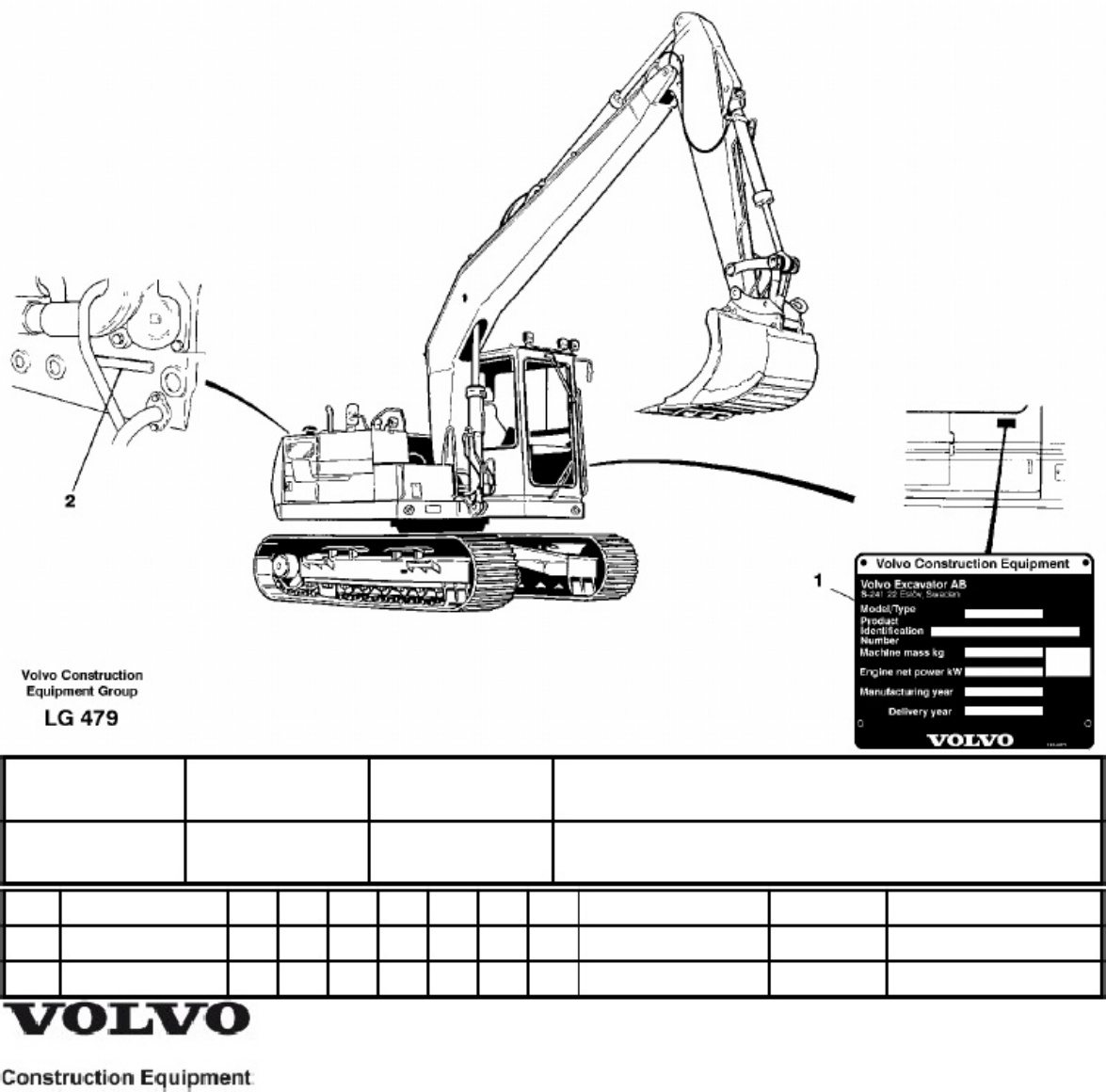 Volvo CE EC200 Technical Manual [PDF] cover