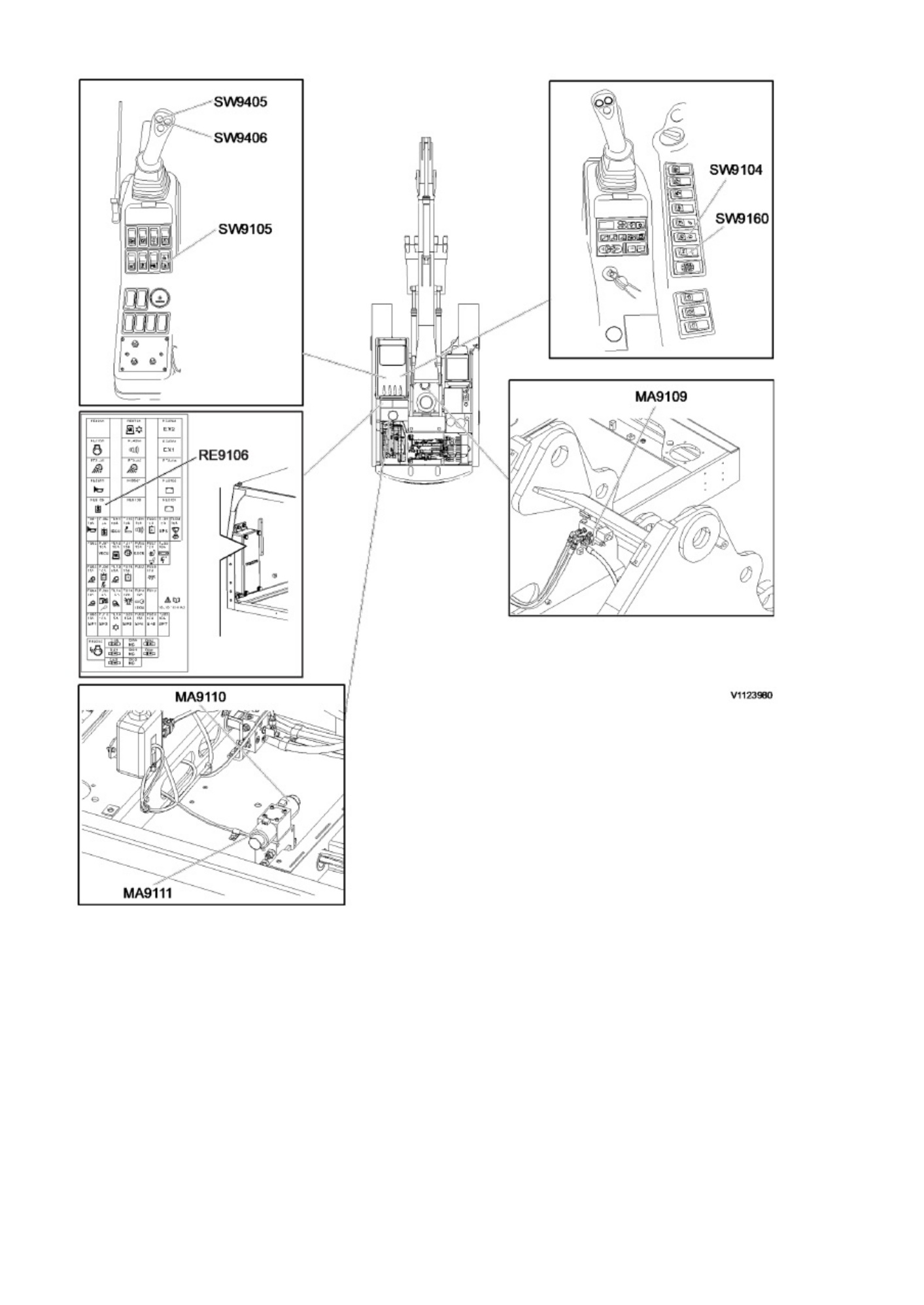 Sample 6 of Volvo CE EC210B Complete Electrical Wiring Schematic & System Diagram [PDF]
