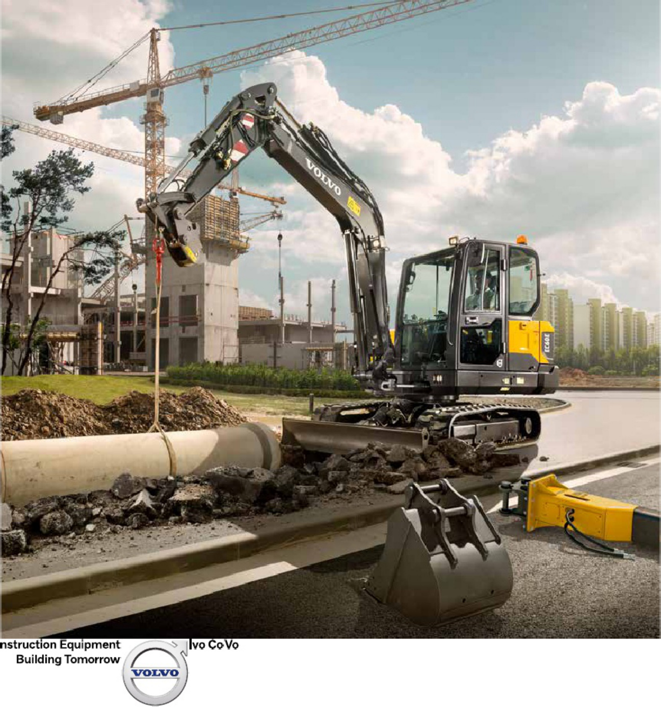 Volvo CE EC60E Hydraulic Excavator Technical Manual [PDF] cover