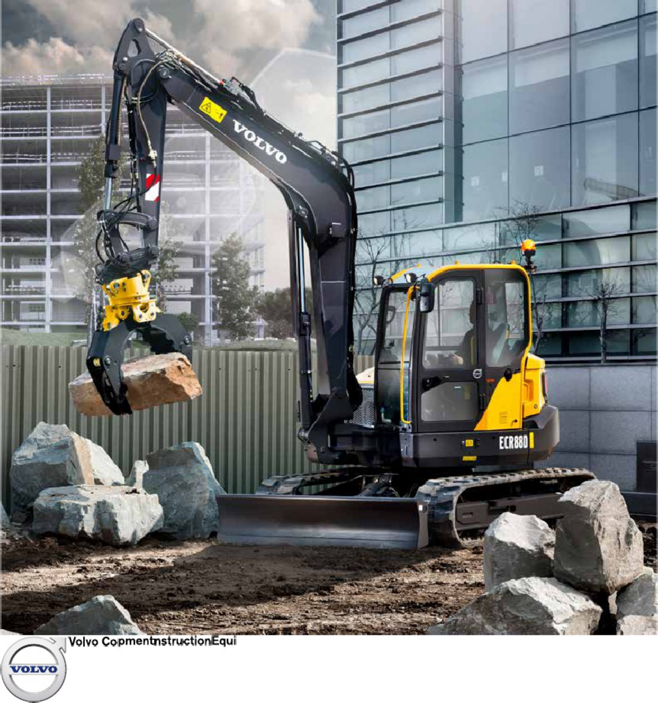 Volvo CE ECR88D Excavator Features Benefits Technical Manual [PDF] cover