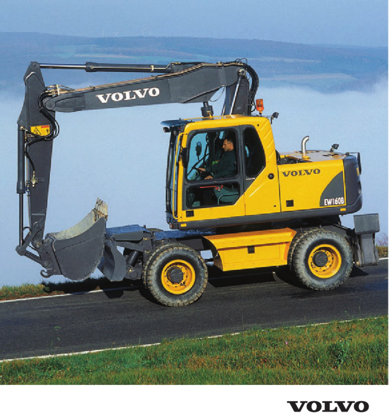 Volvo CE EW160B Excavator Overview Technical Manual [PDF] cover