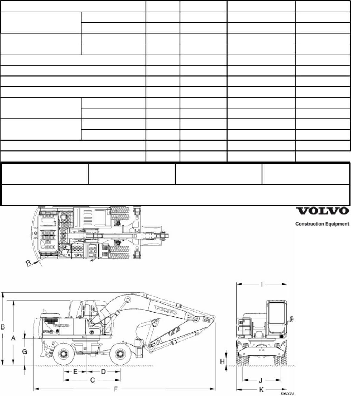 Volvo CE EW180 Excavator Technical Manual [PDF] cover