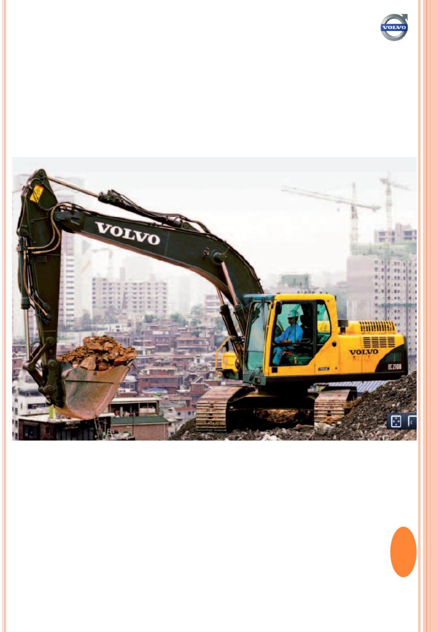 Sample 3 of Volvo CE Excavator Training Report Technical Manual [PDF]