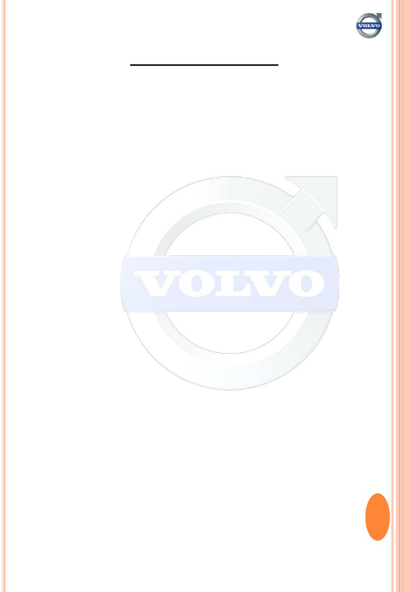 Sample 4 of Volvo CE Excavator Training Report Technical Manual [PDF]
