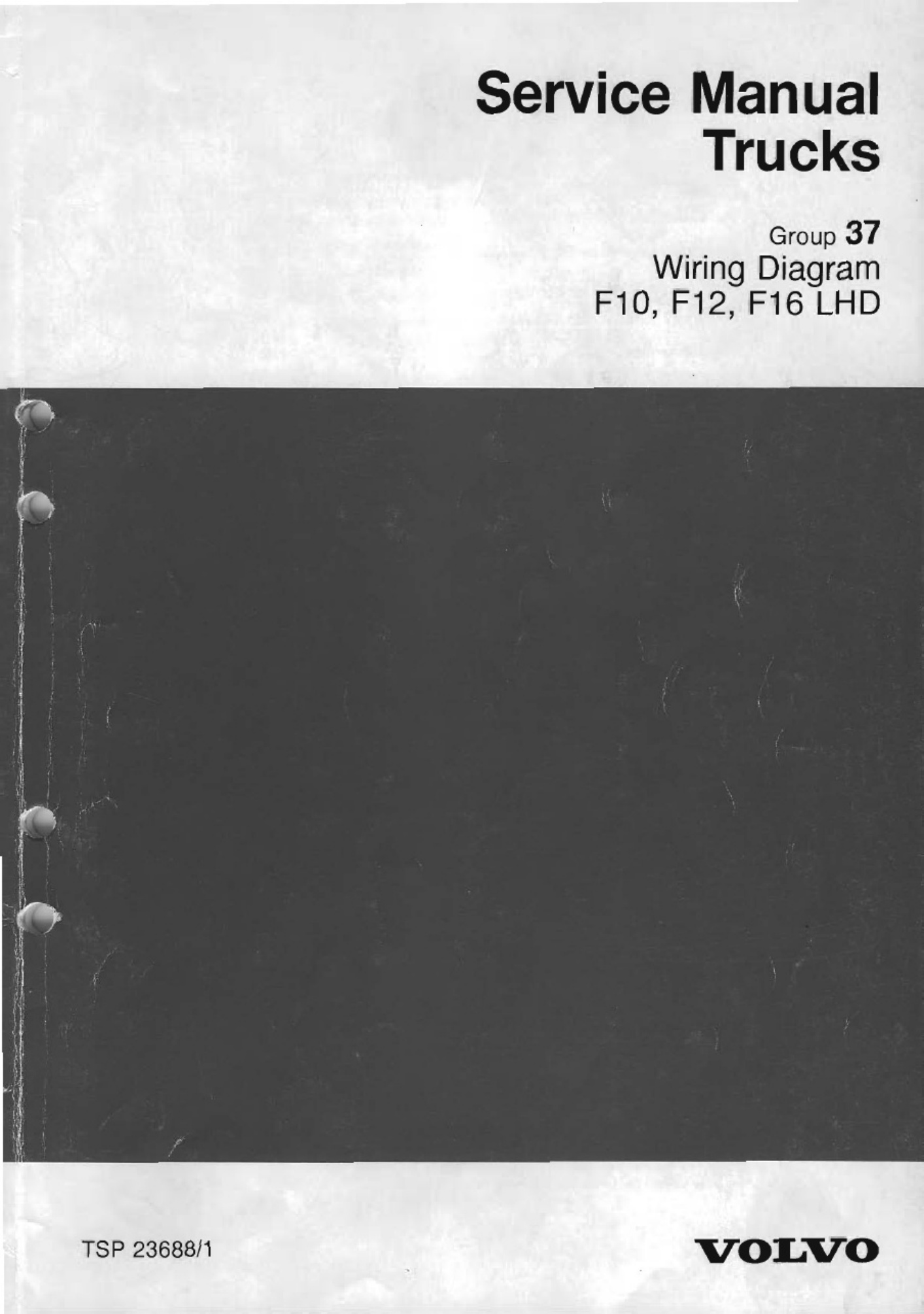 Volvo CE F10 F12 F16 LHD Wiring Diagram PDF_ Complete Electrical Wiring Schematic & System Diagram [PDF] cover