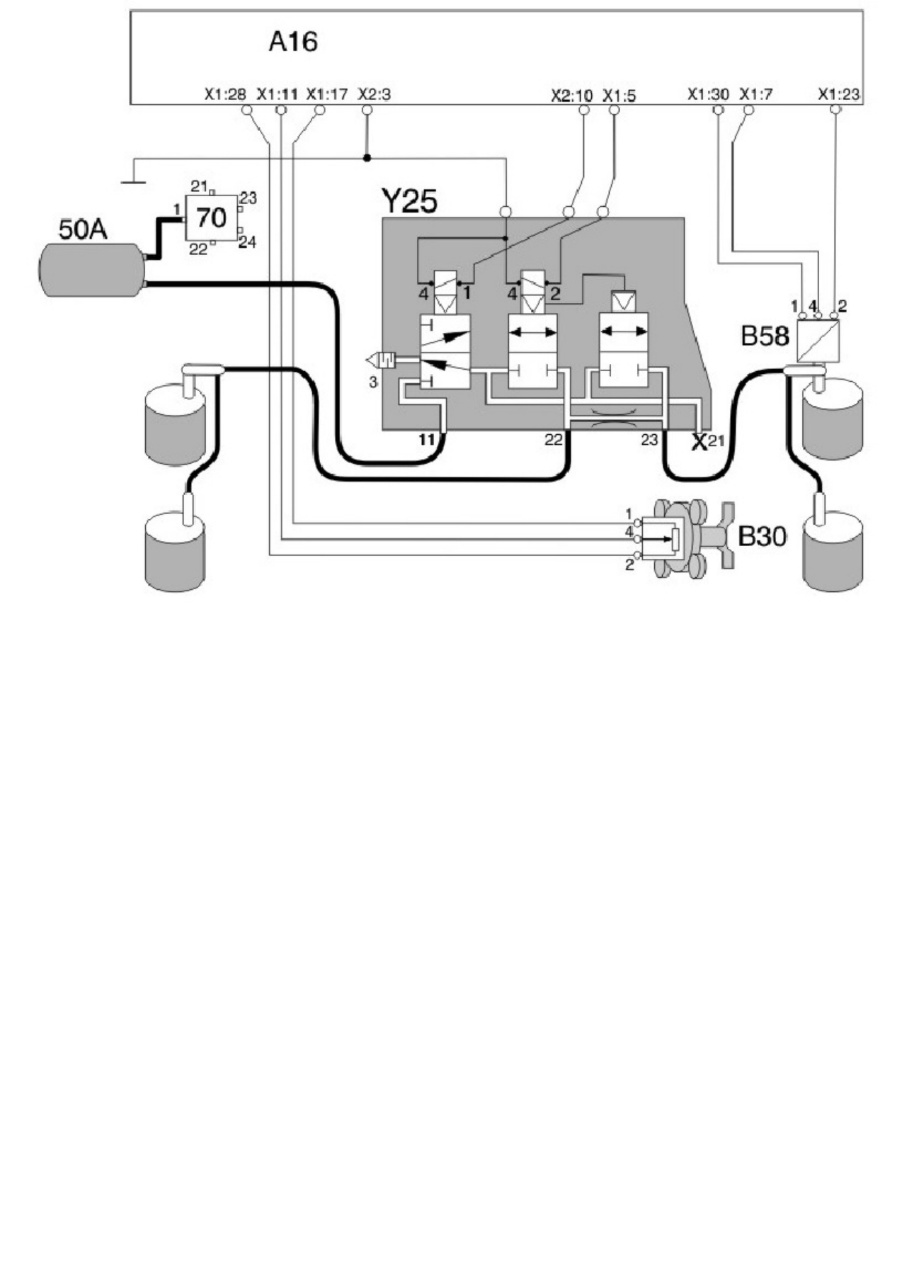Sample 3 of Volvo CE FH Air Suspension Diagram Technical Manual [PDF]