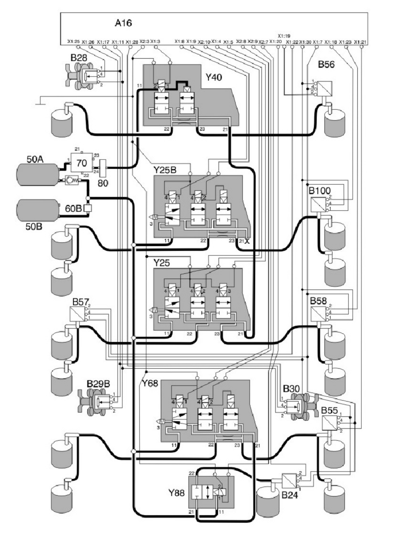 Sample 8 of Volvo CE FH Air Suspension Diagram Technical Manual [PDF]