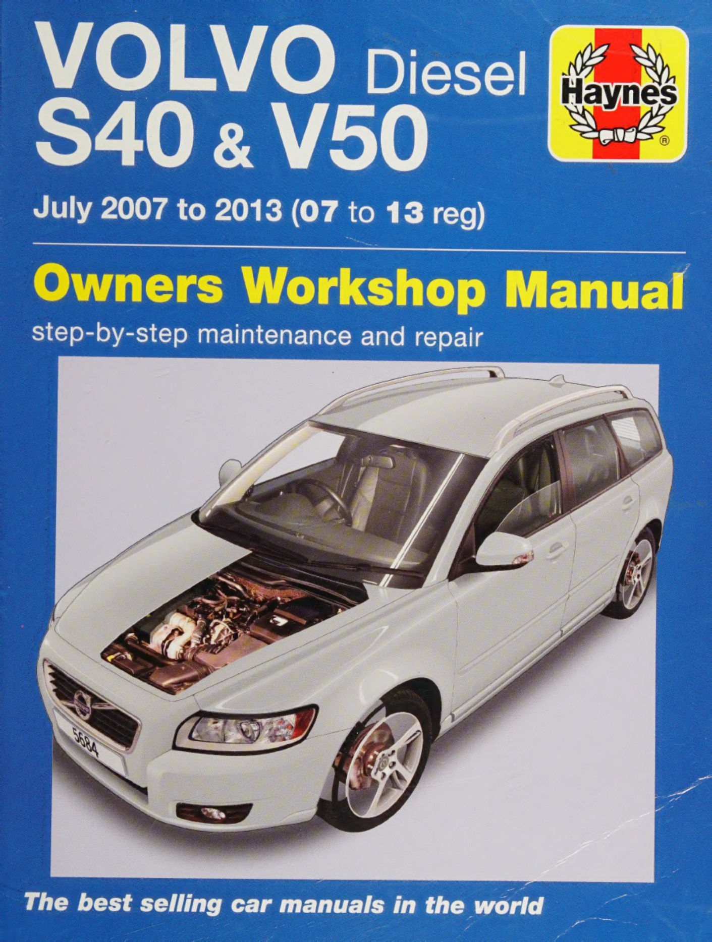 Volvo CE Haynes Volvo S40 V50 Owners Workshop Service Manual [PDF] sample cover