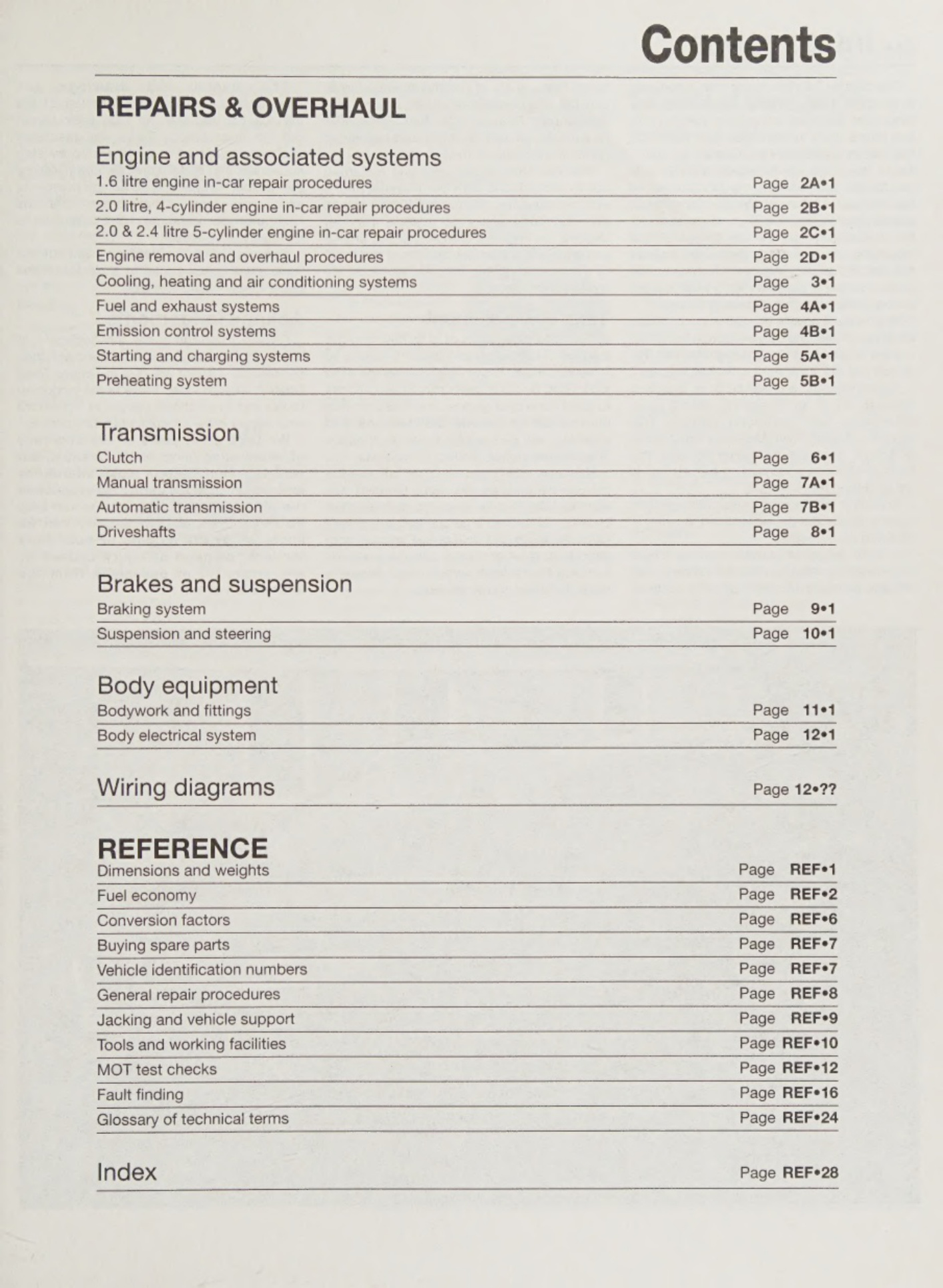 Sample 2 of Volvo CE Haynes Volvo S40 V50 Owners Workshop Service Manual [PDF]