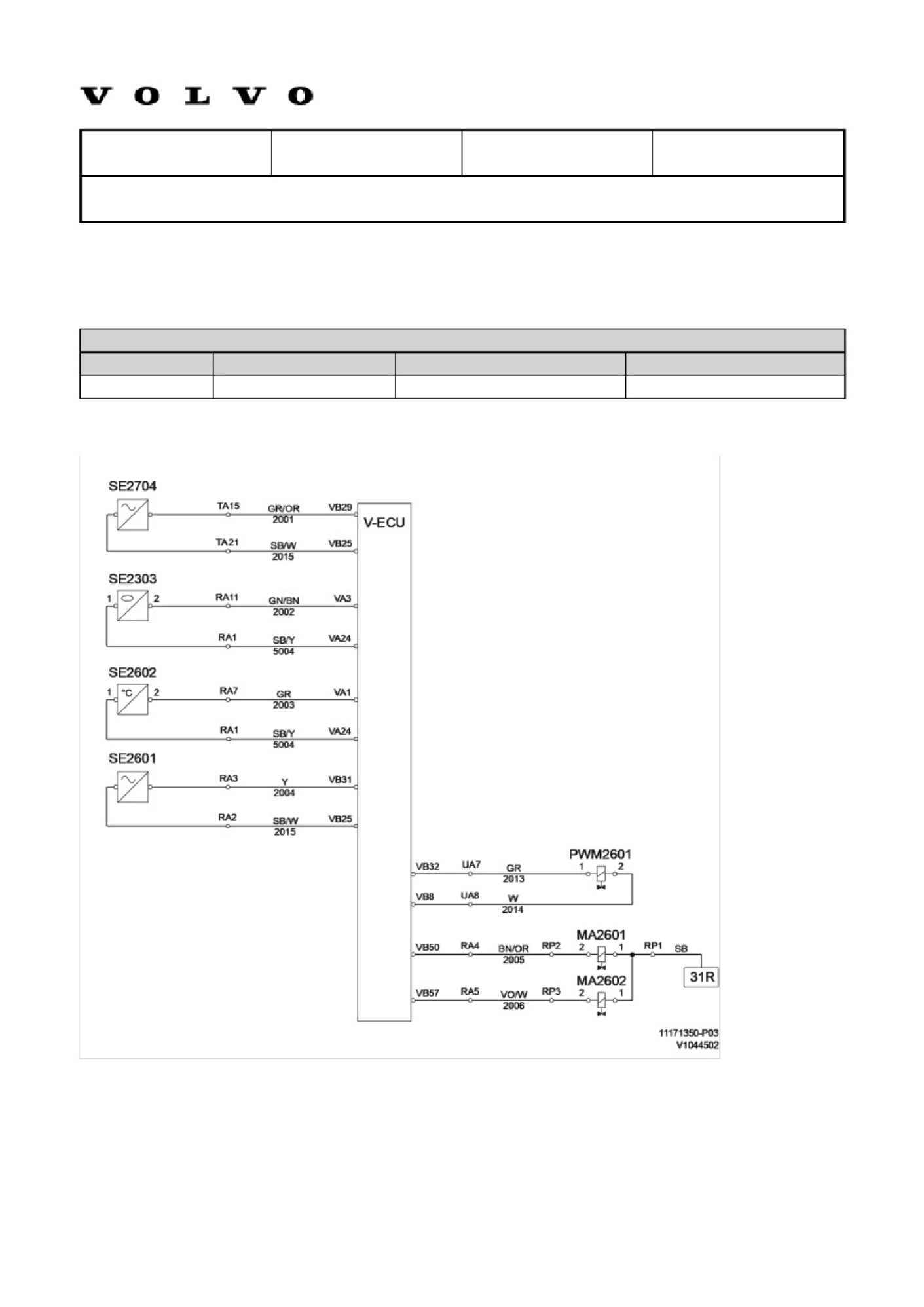 Sample 2 of Volvo CE L120F Wiring Diagrams Guide Complete Electrical Wiring Schematic & System Diagram [PDF]