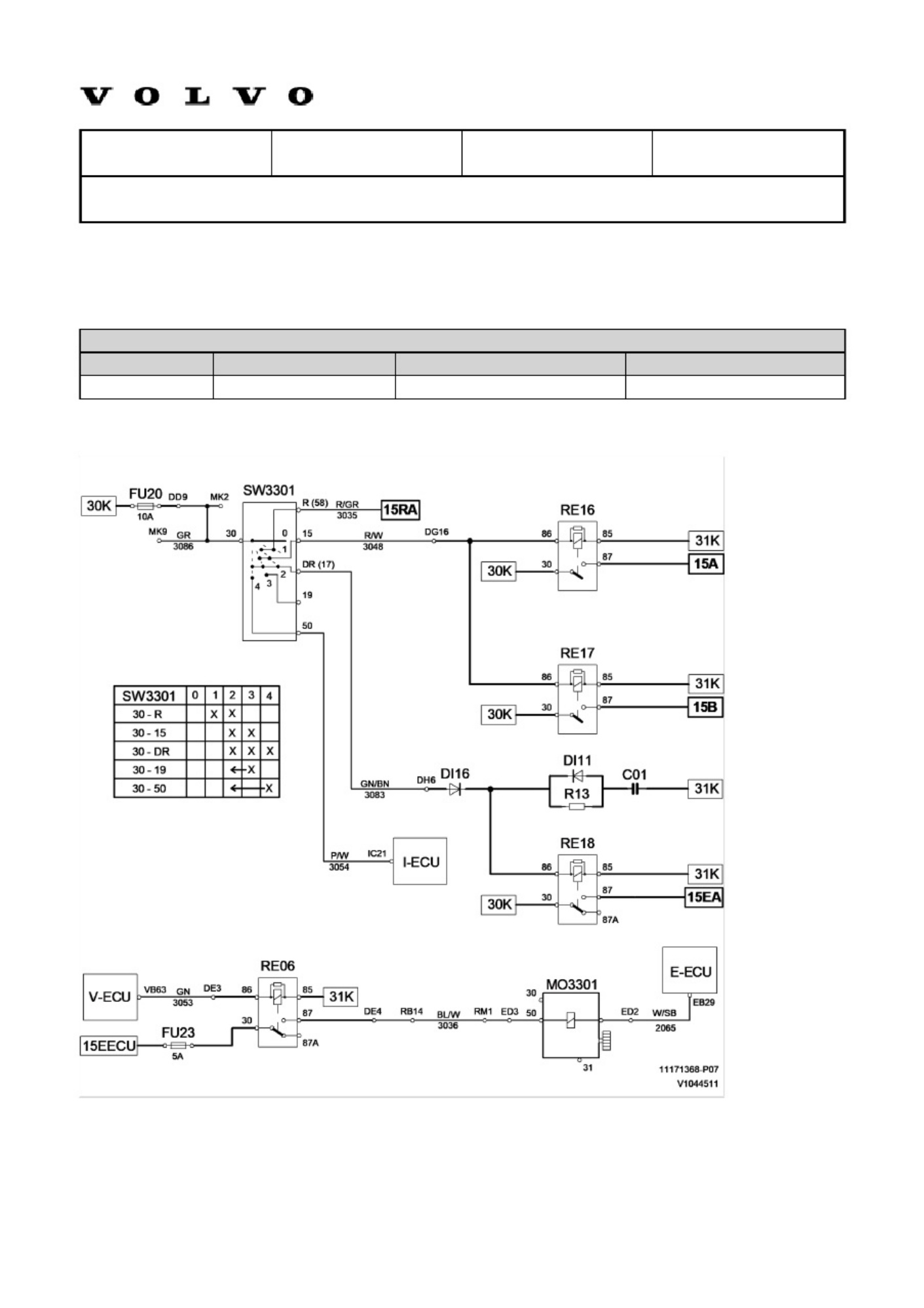 Sample 6 of Volvo CE L120F Wiring Diagrams Guide Complete Electrical Wiring Schematic & System Diagram [PDF]