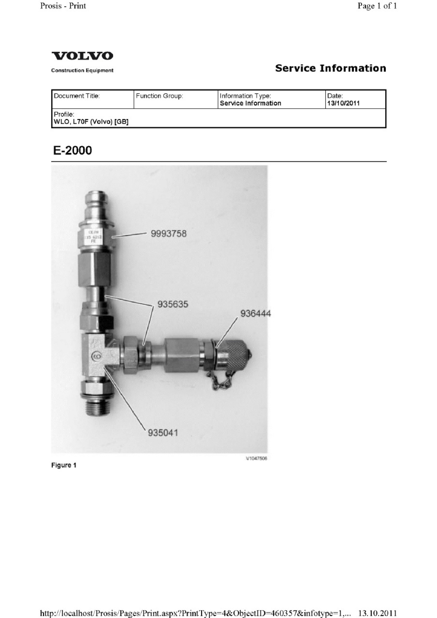 Sample 4 of Volvo CE L70F Wheel Loader Service Manual [PDF]