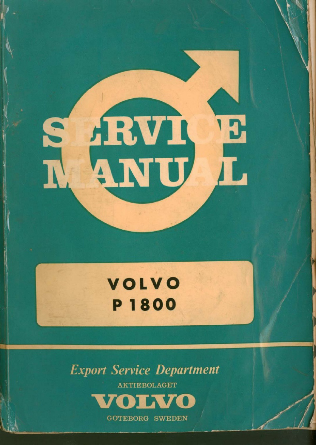Volvo CE P1800 Workshop Service Manual [PDF] cover