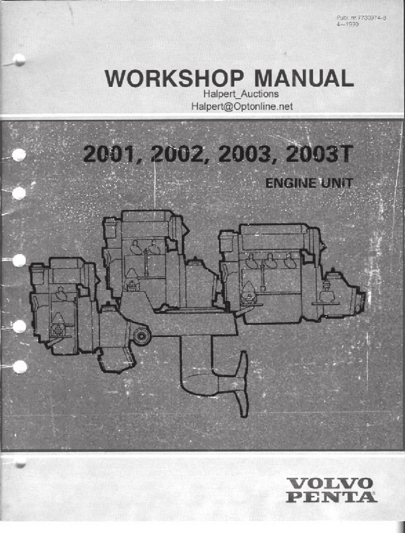 Sample 3 of Volvo CE Penta 2001-2003 Workshop Service Manual [PDF]
