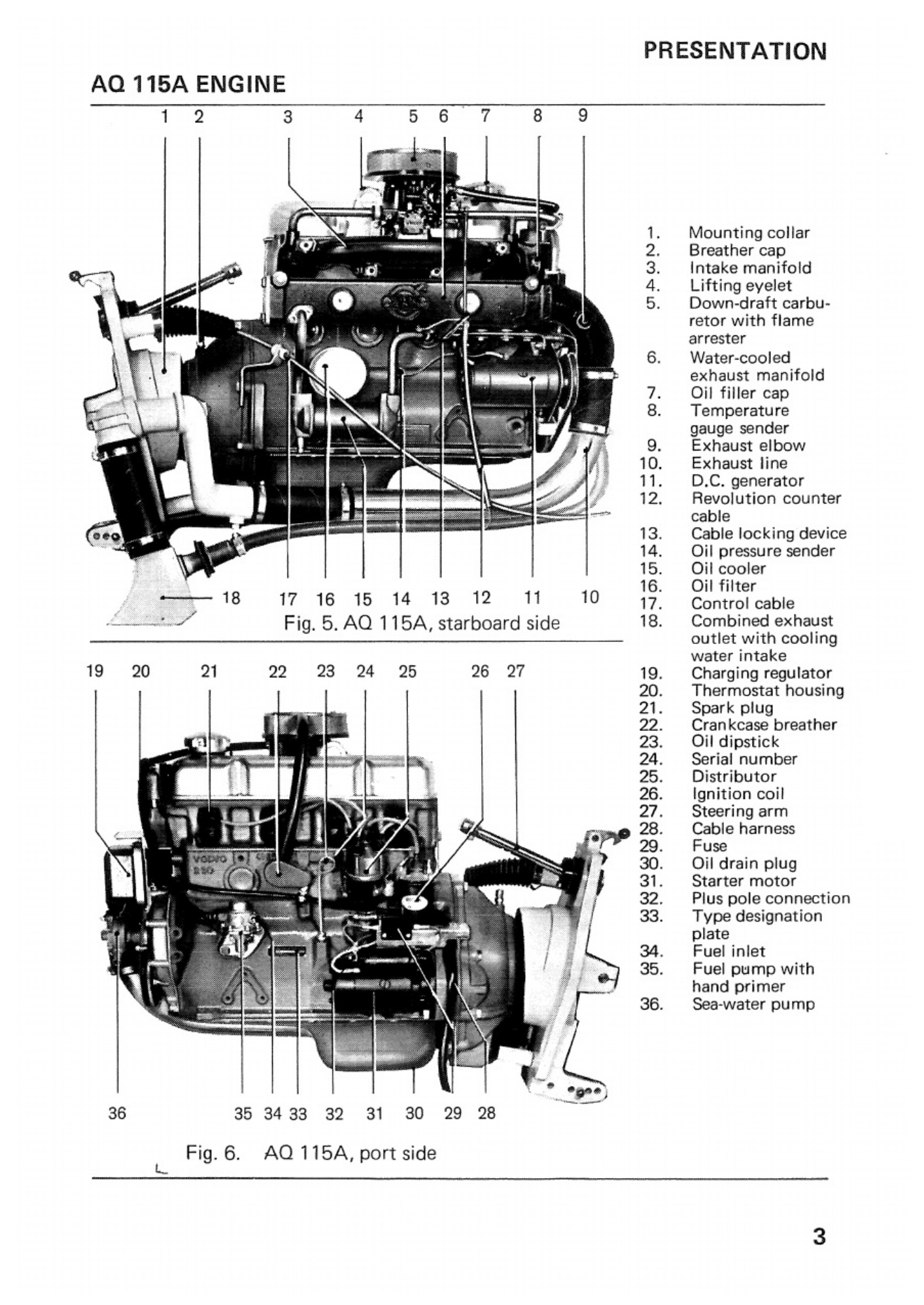 Sample 3 of Volvo CE Penta AQ130 Operator s Technical Manual [PDF]