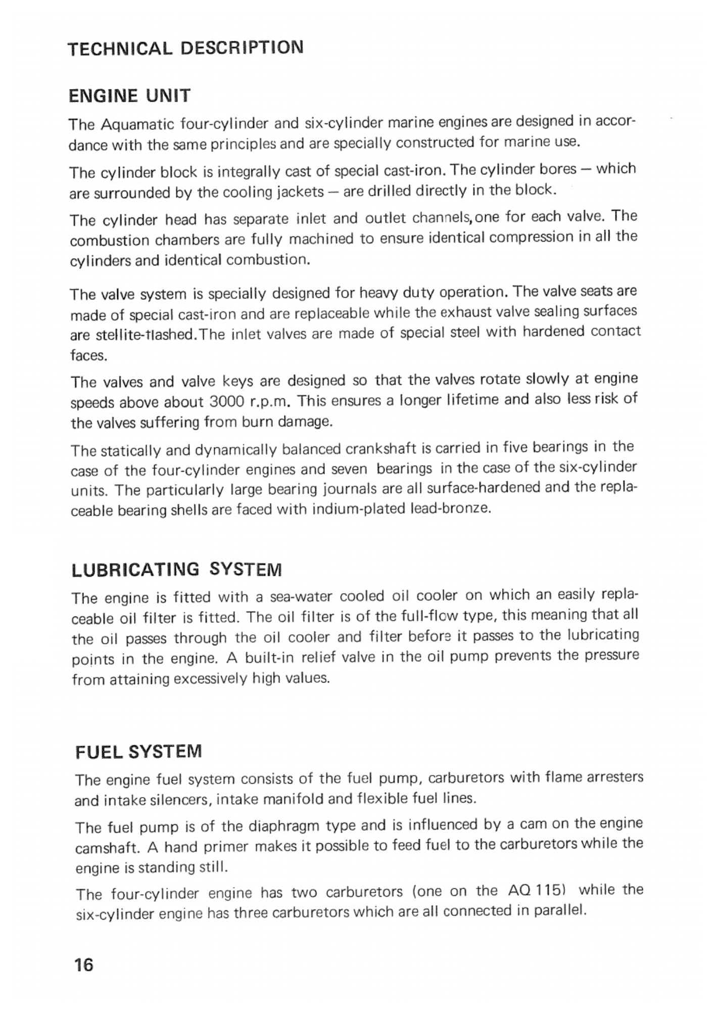 Sample 6 of Volvo CE Penta AQ130 Operator s Technical Manual [PDF]