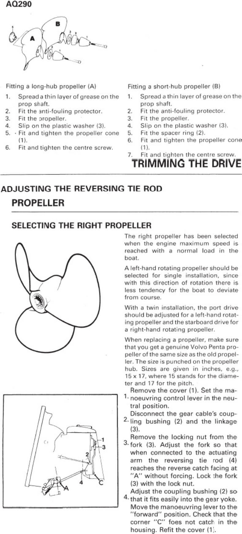 Sample 6 of Volvo CE Penta AQ175-AQ290 Operator Technical Manual [PDF]