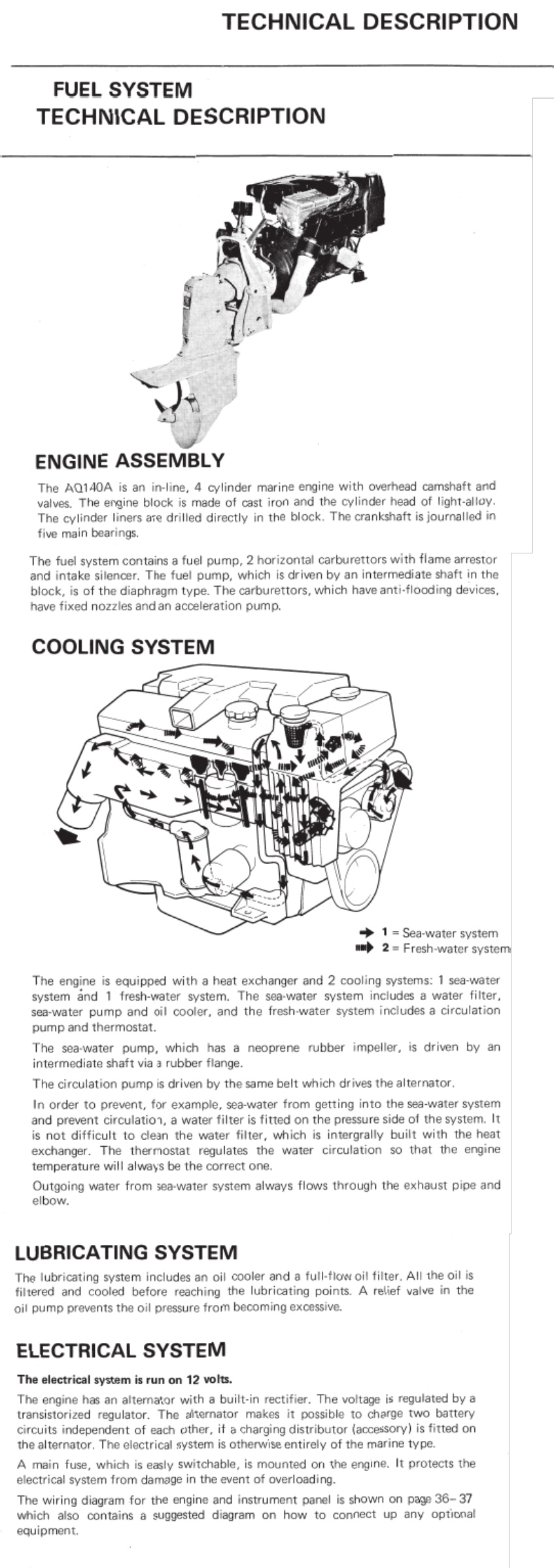 Sample 4 of Volvo CE Penta AQ 140_280 Instruction Technical Manual [PDF]
